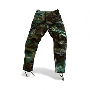 Men's Camouflage Original Military Woodland Camo BDU Pants